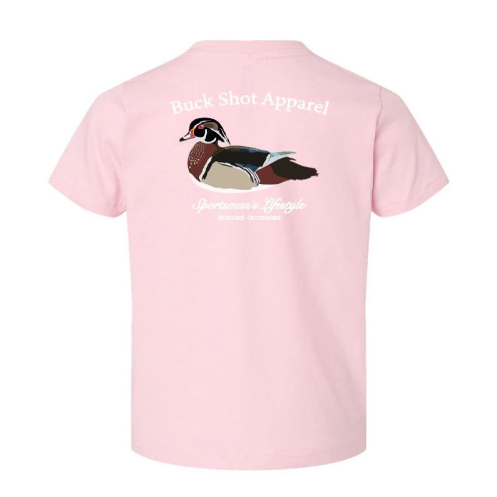 Buckshot Kids Woodie T-Shirt Lt Pink Buckshot Kids Woodie T-Shirt Lt Pink