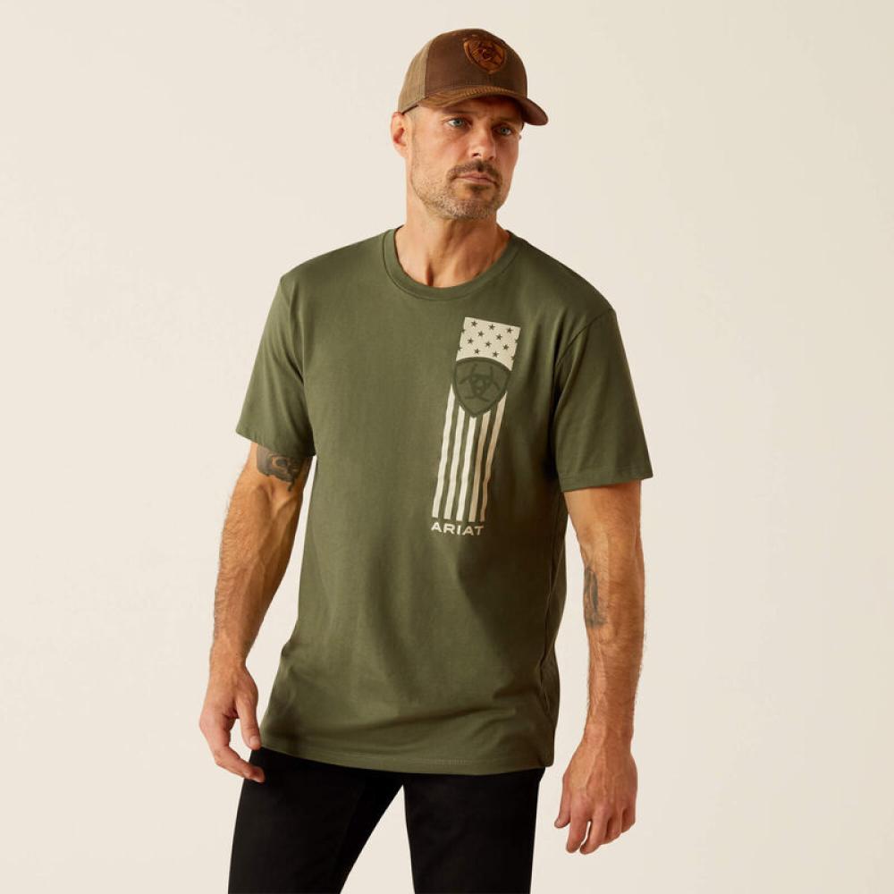 Ariat Patriot Stripe T-Shirt Short Sleeve