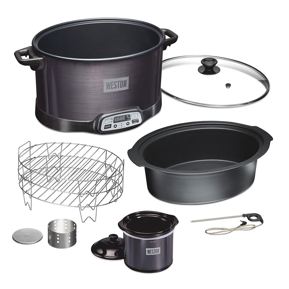 Weston Slow Cooker & Smoker, 6 Qt with Party Dipper