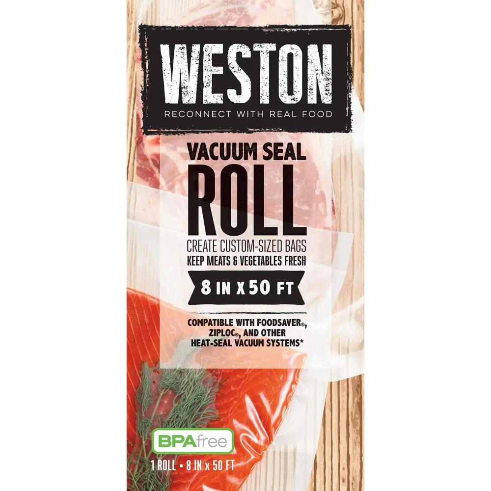 Weston Vac Sealer Bags, 8" x 50 Roll