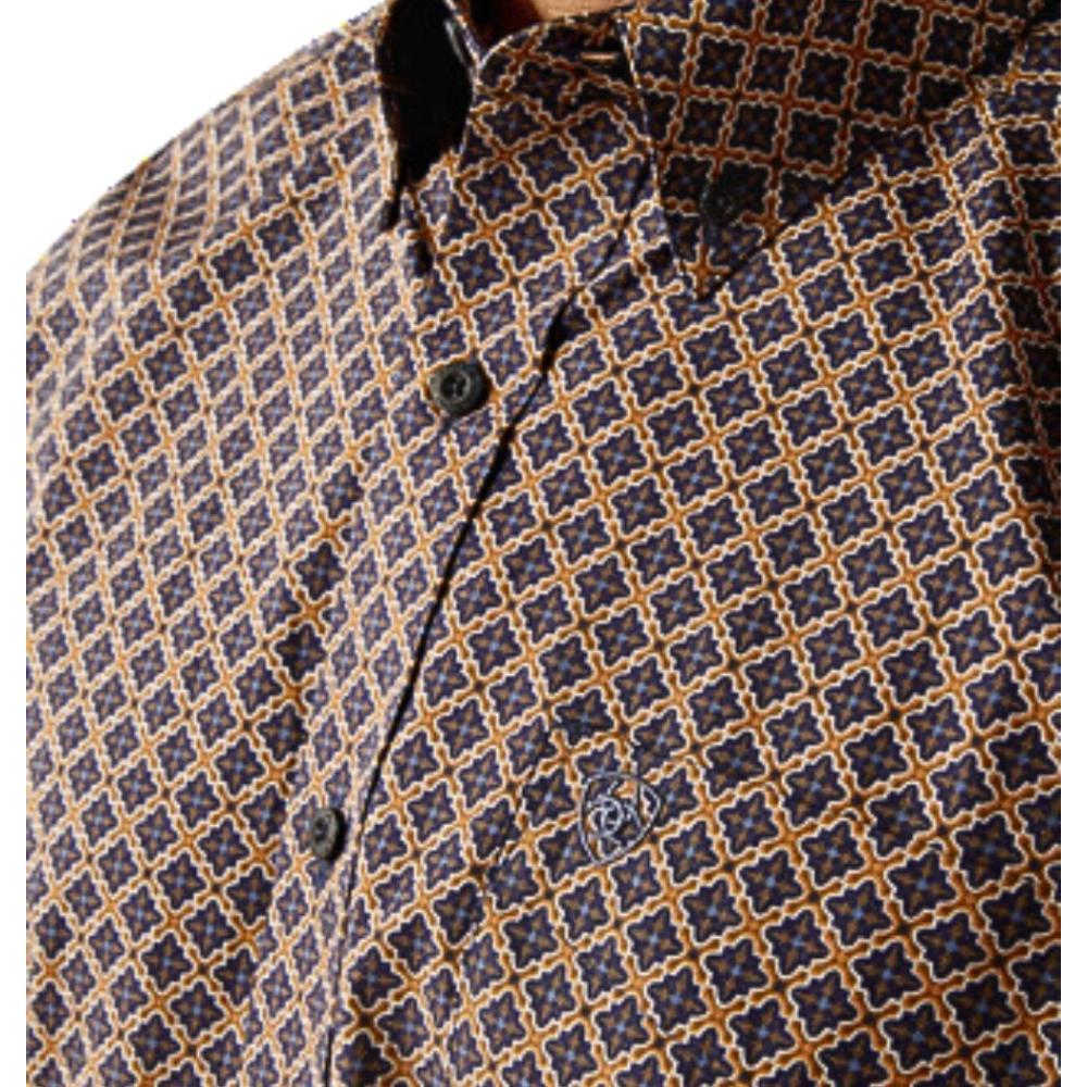 Ariat Crawford Classic Fit Shirt Navy