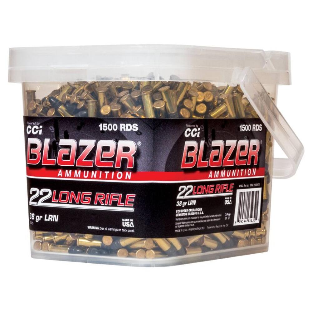 CCI 22 LR BLAZER 38 GRAIN HP 1500 RD BUCKET
