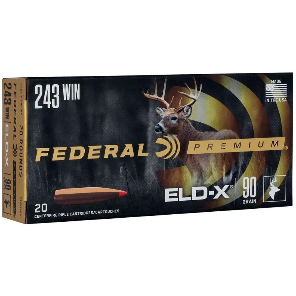FEDERAL 243 90 GRAIN  ELDX 20/10