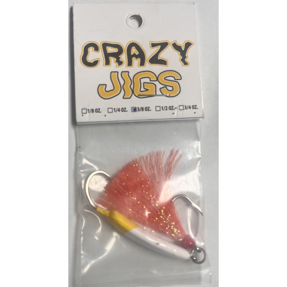 Crazy Jig W/Teazer 3/8 Oz Yellow / White