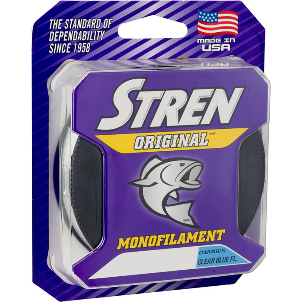 STREN ORIGINAL MONO LINE CLEAR/BLUE FL