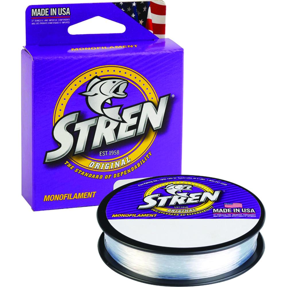 STREN ORIGINAL MONO LINE CLEAR/BLUE FL 12lb 100yd