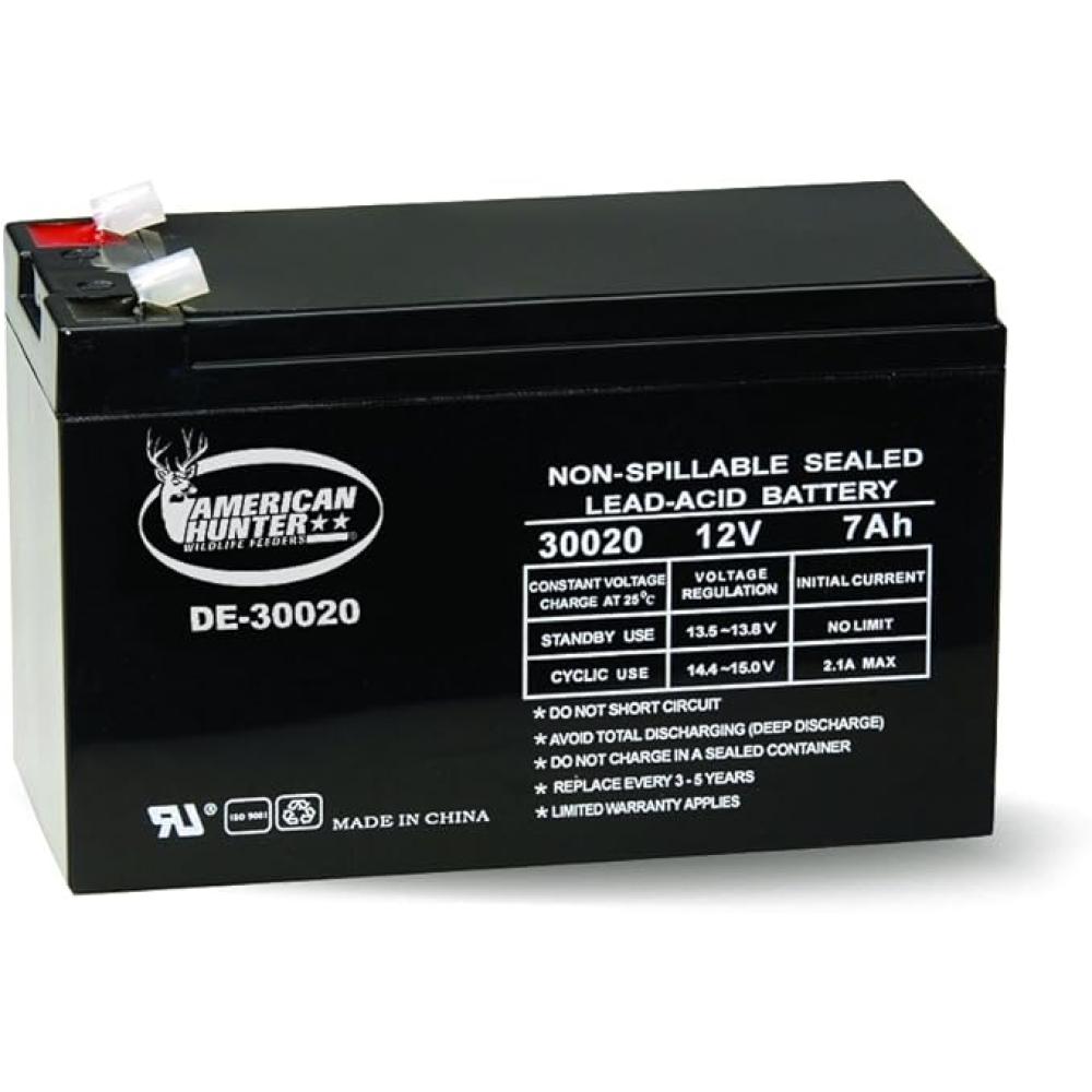 AMERICAN HUNTER 12V 7 AMP HR RECHARGEABLE BATTERY BULK