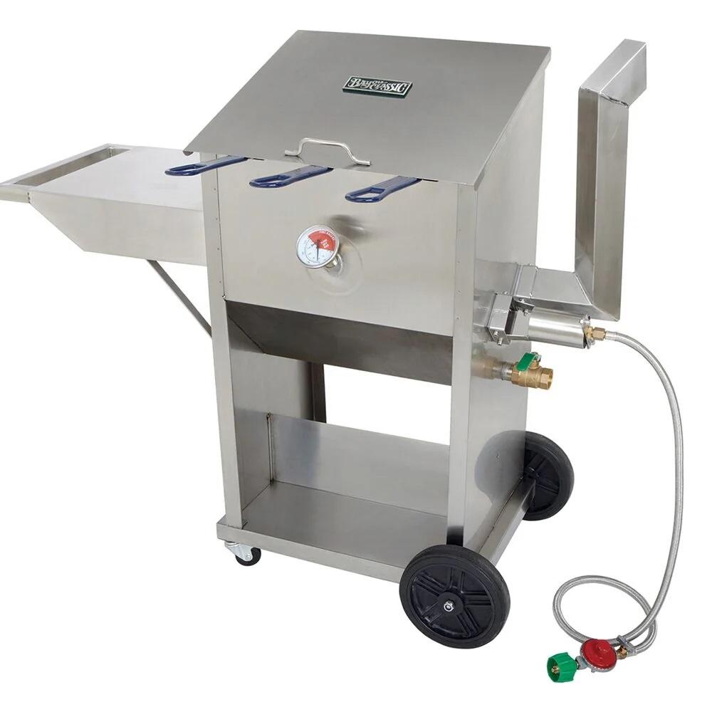 BAYOU CLASSIC 9-gal Stainless Bayou Fryer