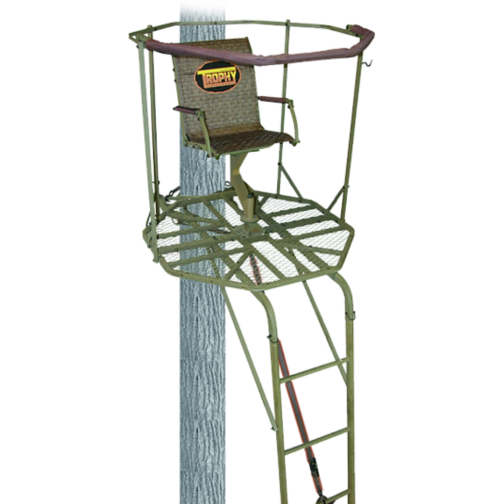 Trophy Treestands Aimer 360 Single Ladderstand 16' Trophy Treestands Aimer 360 Single Ladderstand 16'