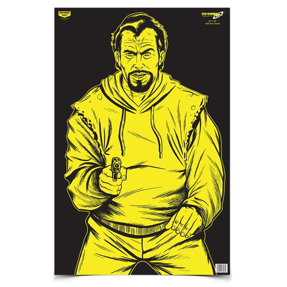 BIR 37035 EZE-SCORER 23X35 BC BAD GUY BLK YLW 5PK