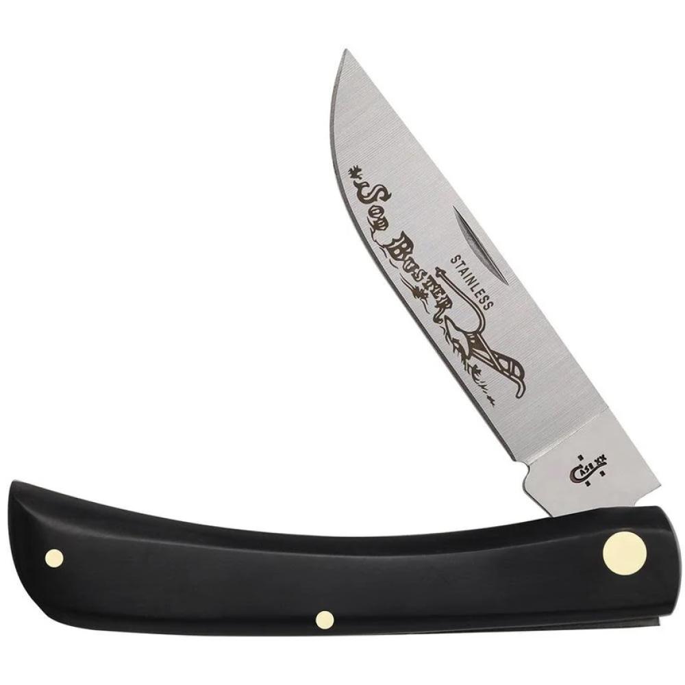 Case Sodbuster Pocket Knife 1 Blade 3.58" Black