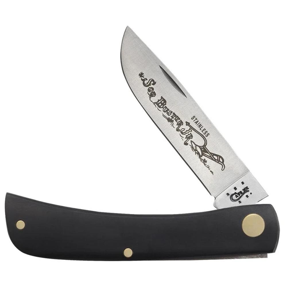 Case Sod Buster Pocket Knife 1 Blade 3.58" Black