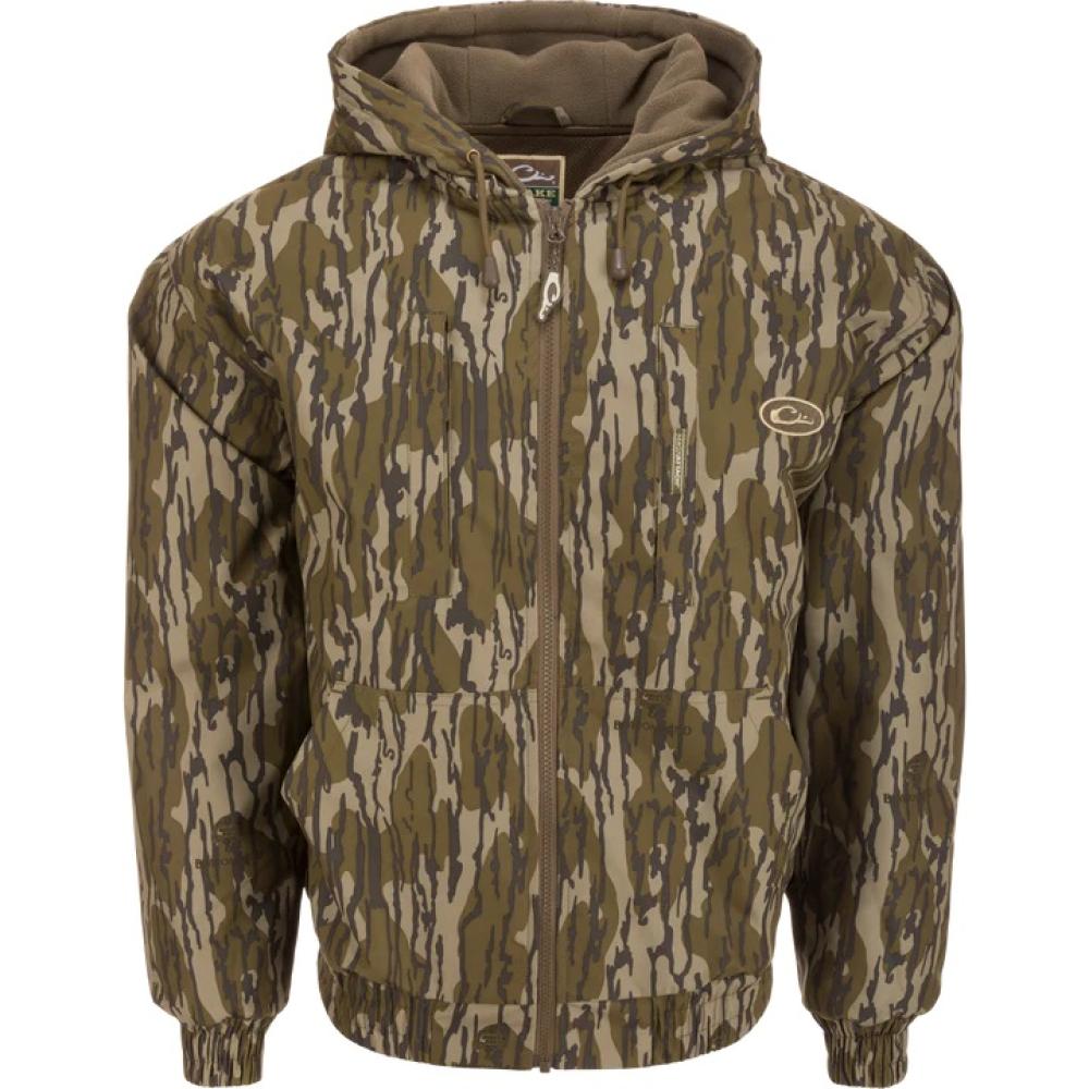 Drake MST Waterproof Full Zip Hoodie Original Bottomland 2Xlarge Drake MST Waterproof Full Zip Hoodie Original Bottomland 2Xlarge