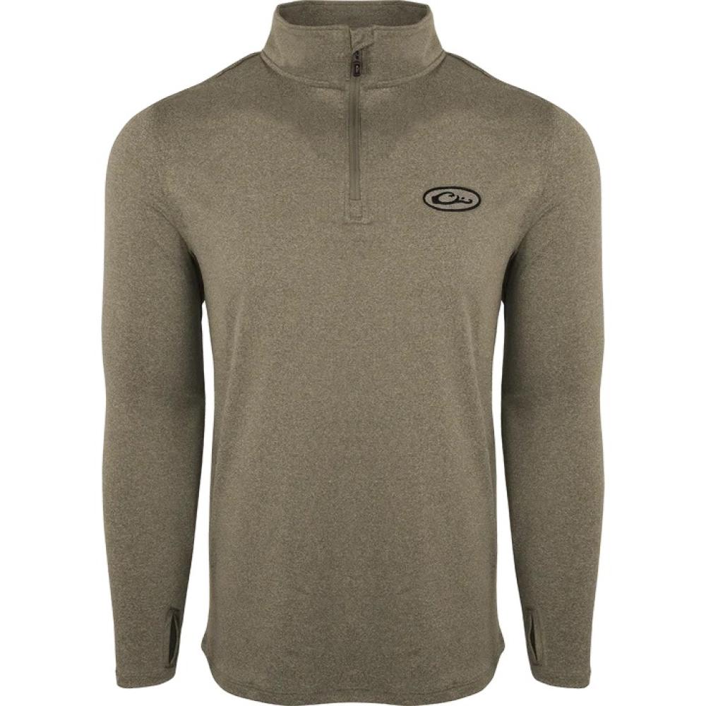 Drake Microlite Performance Heather Qtr. Zip Drake Microlite Performance Heather Qtr. Zip