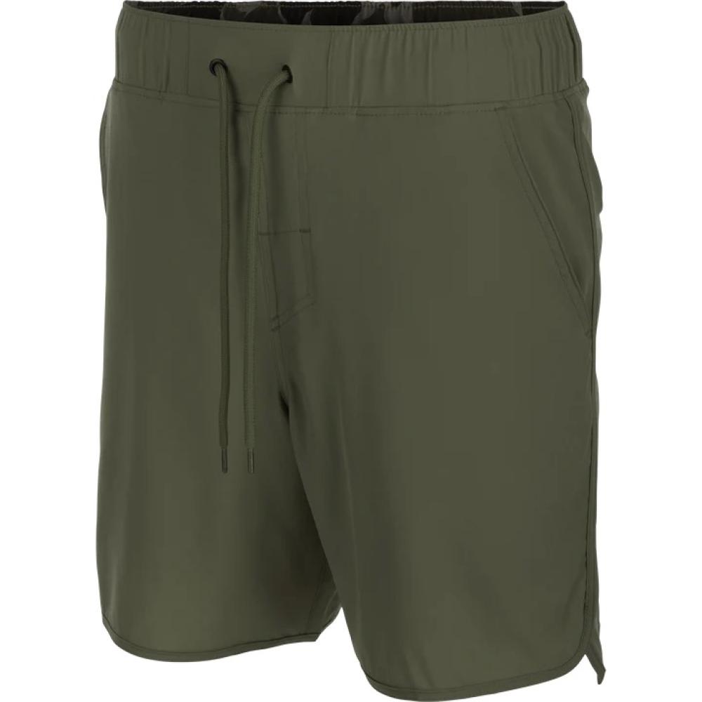 Drake Commando Hybrid Volley Short 7" Kalamata Olive