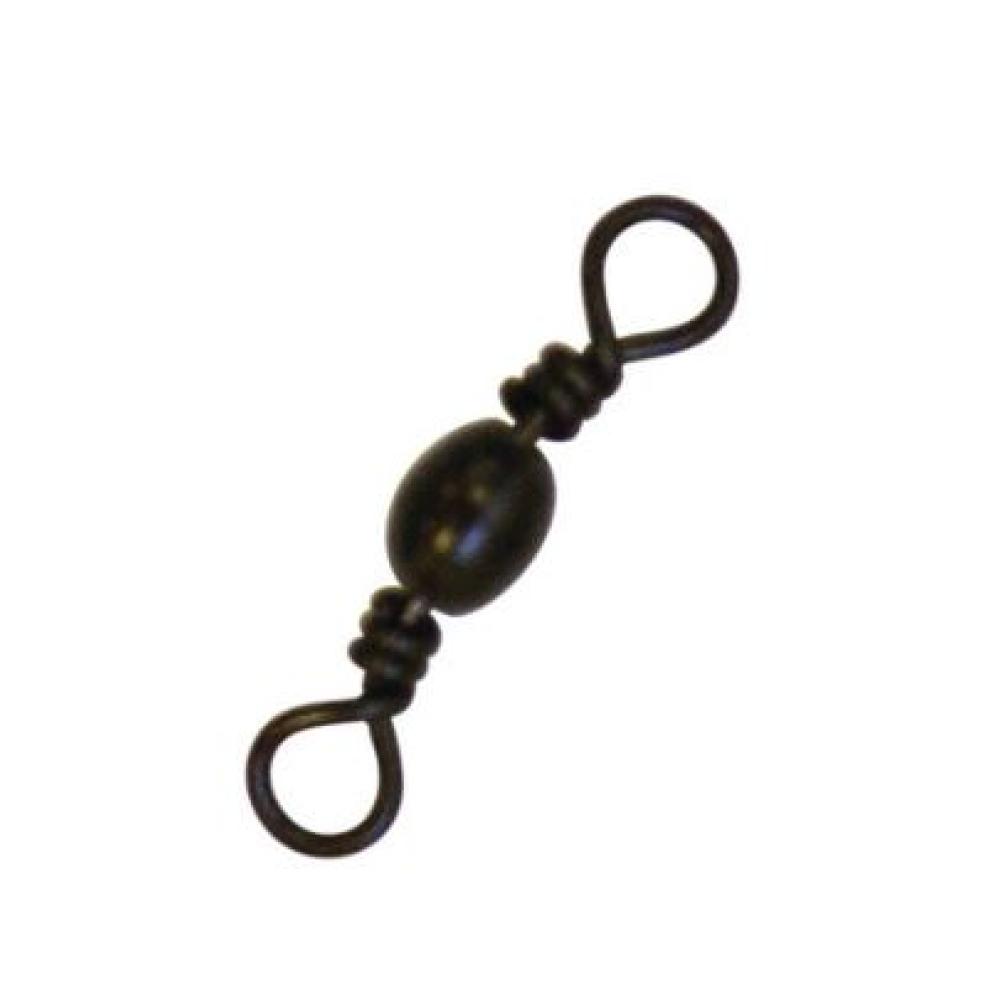 EAGLE CLAW BARREL SWIVEL BLACK 12pk EAGLE CLAW BARREL SWIVEL BLACK 12pk