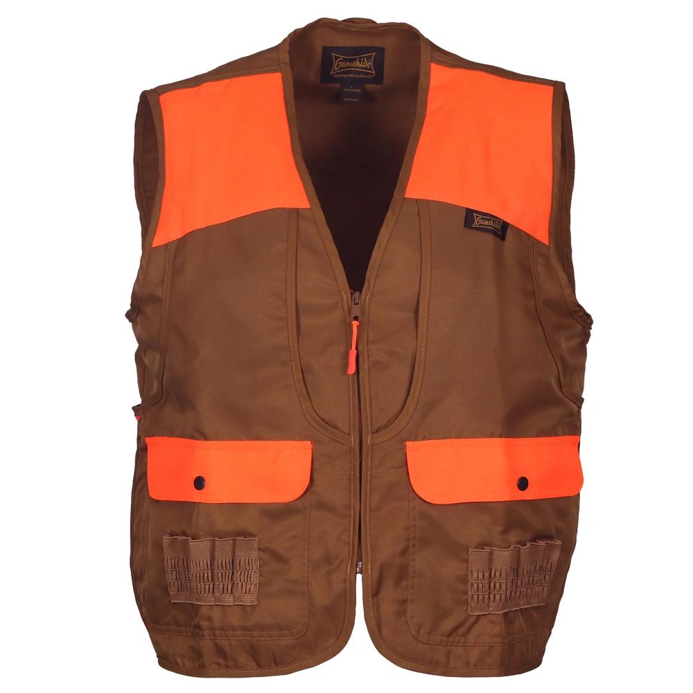 GAMEHIDE FRONT LOADER VEST BROWN/ORANGE