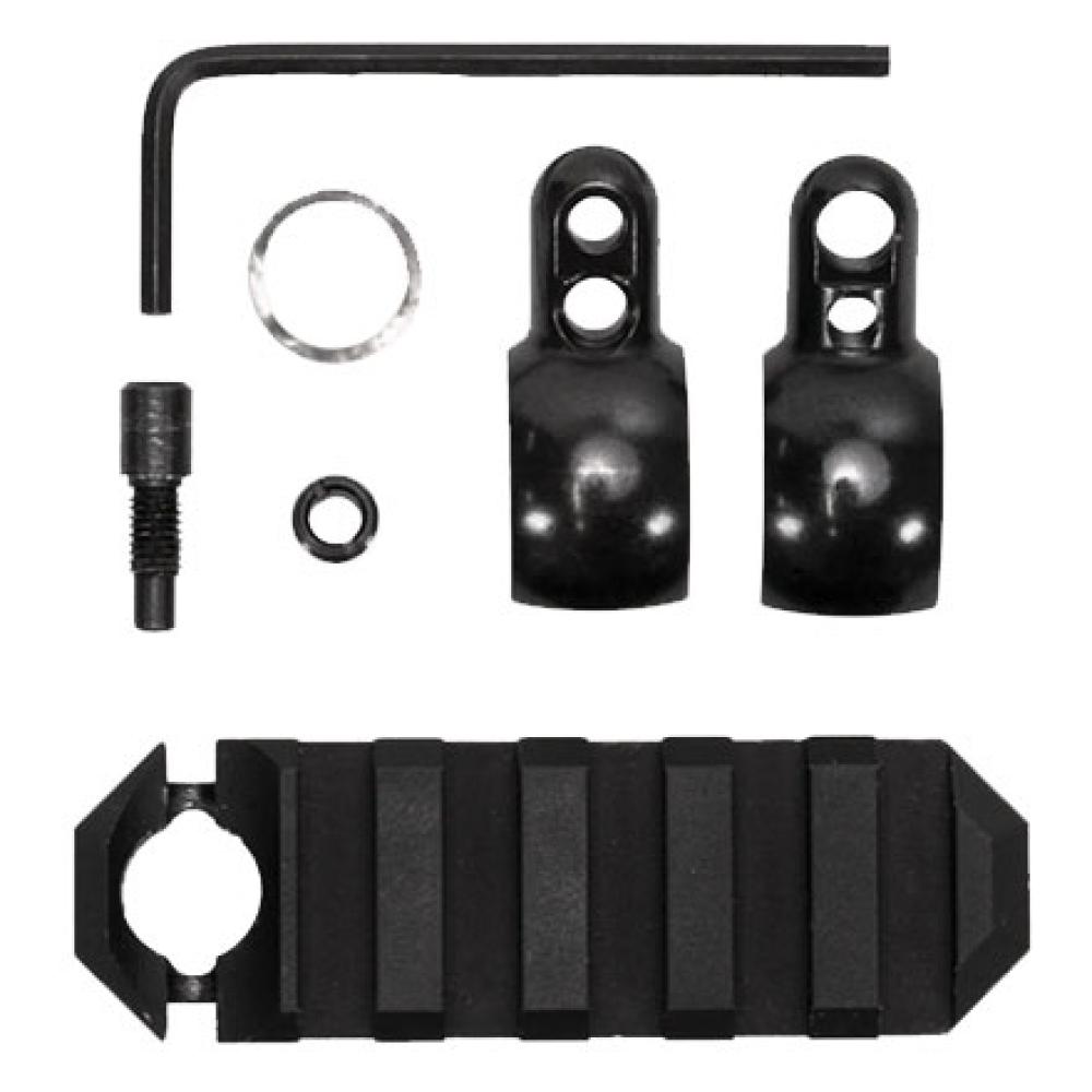 Tube Mount Rail 2.6, 5 Slot  .630 - .675