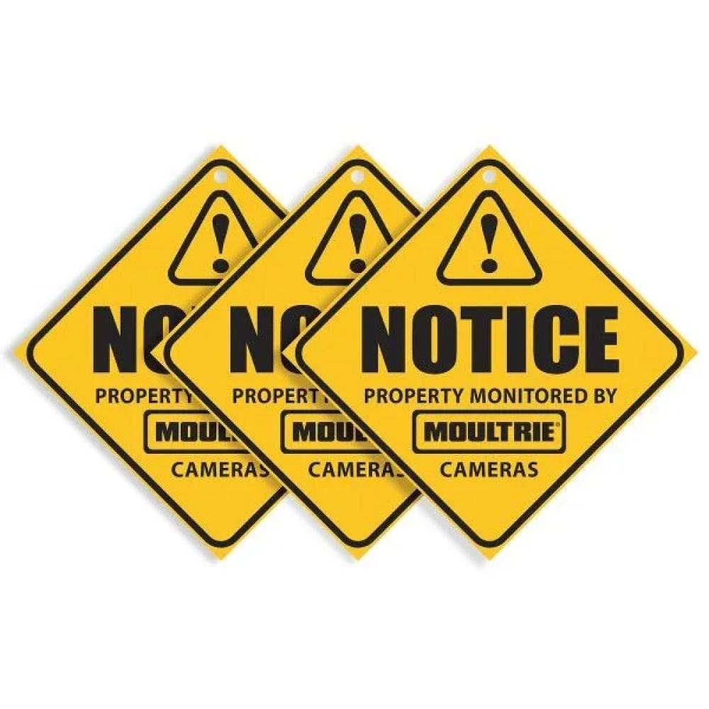 Camera Surveillance Signs (3-pack)