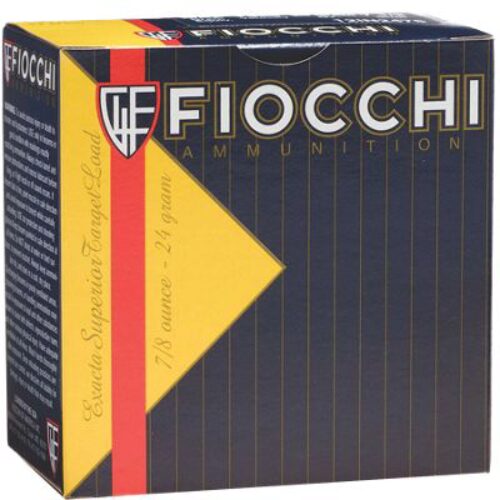 Fiocchi 1278OZ8 Exacta Target Low Recoil Trainer 12 Gauge 2.75 7/8 oz 1200 fps 8 Shot 25 Bx/10 Cs