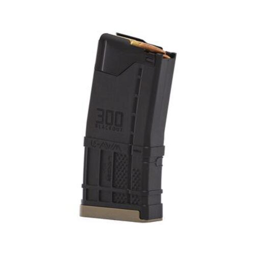 Lancer L5AWM Blackout 20rd 300 Blackout For AR-15 Opaque Black Polymer