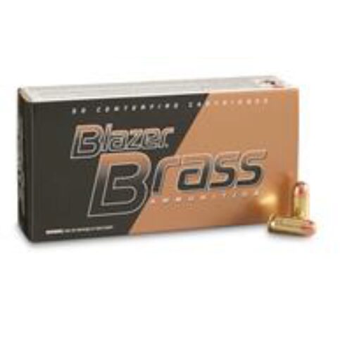 CCI 5202 Blazer Brass Handgun 380 ACP 95 gr Full Metal Jacket (FMJ) 50 Per Box/ 20 Cs