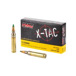 PMC 556 X-Tac Target 5.56x45mm NATO 62 gr Light Armor Piercing (LAP) 20 Per Box/ 50 Cs