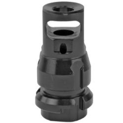 Dead Air Armament .38 Caliber Micro Muzzle Brake/QD Key Mount Suppressor Mount Threaded 1/2x28 Steel Matte Black