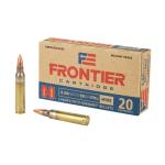 Frontier Cartridge,  Hornady 556 NATO, 55 Grain, FM193, FMJ, 20