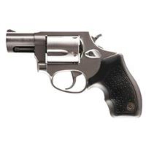 Taurus 2-605029 605  38 Special +P or 357 Mag Caliber with 2 Barrel, 5rd Capacity Cylinder, Overall Matte Finish Stainless Steel, Finger Grooved Black Rubber Grip & Fixed Sights