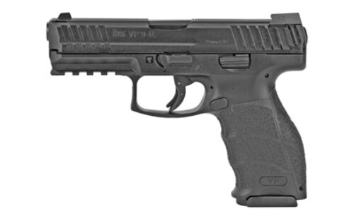 HK 81000286 VP9  9mm Luger 4.09 17+1 (3) Black Black Steel Slide Black Interchangeable Backstrap Grip (Push Button) Night Sights