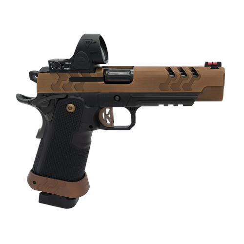 Kimber 2K11 Target 9mm, 5" Barrel, High Polished Coyote PVD, Steel Frame, Trijicon SRO, 20rd
