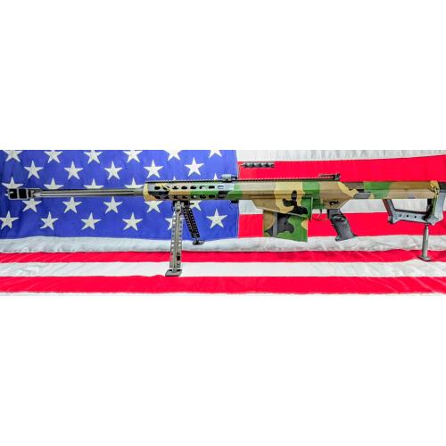 Barrett Model 82A1 .416 29" Long Range Camo Rifle 1 MAG & PELICAN CASE (Consignment)