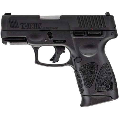 Taurus 1G3C93110 G3C  9mm Luger 10+1 3.20 Matte Stainless Barrel, Matte Black Tenifer Serrated Steel Slide. Black Polymer Frame w/Picatinny Rail, Black Polymer Grips