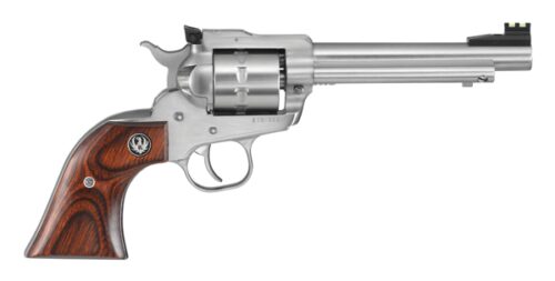 Ruger 0625 Single-Six Convertible 22 LR or 22 WMR  5.50 Barrel 6rd Cylinder, Satin Stainless Steel, Hardwood Grip, Adjustable Rear Sight, Transfer Bar Safety, Includes 22 WMR Cylinder