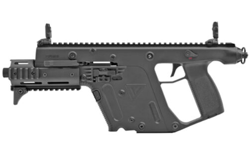 Kriss USA KV45PBL30 Vector Gen II SDP-Enhanced 45 ACP 13+1 6.50 Threaded, Black, Polymer Frame/Grip, Flip-Up Sights, Ext. Picatinny Rail, Hand Stop, Sling Swivel