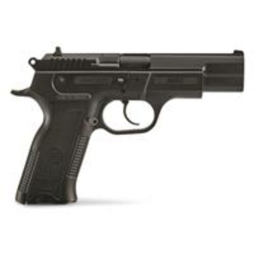 SAR USA B69BL B6  9mm Luger 4.50 Barrel 17+1 Or 19+1 , Black Forged Steel Barrel & Slide , Black Polymer Frame With Integrated Grip Spur , Rear Sight , Manual Safety