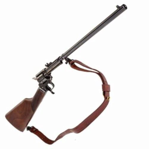 Heritage Mfg BR226B16HSLS Rough Rider Rancher 22 LR Caliber with 6rd Capacity, 16.12 Barrel, Black Oxide Metal Finish & Walnut Stock Right Hand (Full Size) Includes Leather Sling