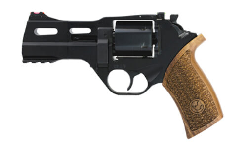 Chiappa Firearms 340165 Rhino 40DS 9mm Luger 6rd 4 Blued Cylinder Black Steel Barrel Black Anodized Aluminum Frame with Walnut Grip