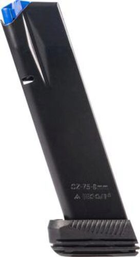 Mec-Gar CZ7519DPS Standard  Blued with Anti-Friction Coating Detachable with Drop Protection System 19rd 9mm Luger for CZ 75B/Shadow 2/75 SP-01/Shadow/85B
