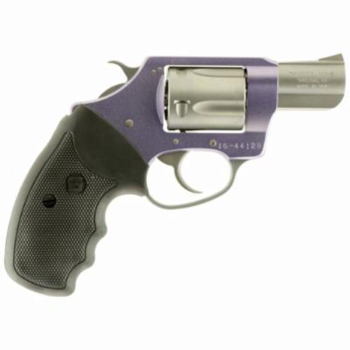 Charter Arms 52240 Pathfinder Lite Lavender Lady Small 22 LR, 8 Shot 2 Matte Stainless Steel Barrel & Cylinder, Lavender Aluminum Frame w/Black Finger Grooved Rubber Grip, Exposed Hammer