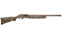 Charles Daly 930313 601  12 Gauge 4+1 3 24 Vent Rib Barrel, Flat Dark Earth Aluminum Receiver, Mossy Oak Bottomland Synthetic Stock, Fiber Optic Front/Picatinny Rail Rear, Includes 3 Choke Tubes