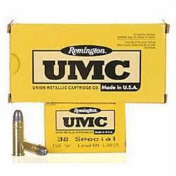 UMC .38 SPC 158GR LEAD