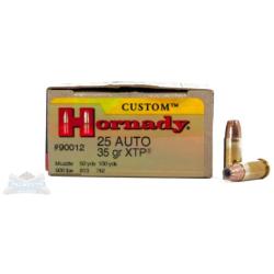 HORNADY 25ACP 35GR JHX/XTP 2