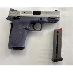 Pre-owned M&P380 Shield EZ .380 ACP handgun, picatinny-style rail, a 3.7