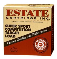 Estate Cartridge SS12L75 Super Sport Competition Target 12 Gauge 2.75 1 1/8 oz 7.5 Shot 25 Per Box/ 10 Cs
