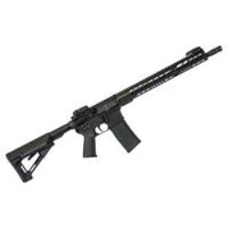 ArmaLite M15TAC16 M-15 Tactical 5.56x45mm NATO 30+1 16 Barrel, Black Hard Coat Anodized Receiver,  Adjustable Magpul STR Collapsible Stock, Magpul MBUS Front & Rear Sights, Flash Hider, Optics Ready