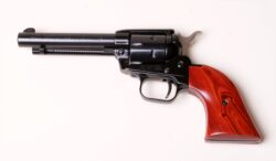 Heritage Mfg RR22MB4 Rough Rider  22 LR/22 WMR 6 Shot 4.75 Black Barrel, Cylinder & Frame, Cocobolo Grips