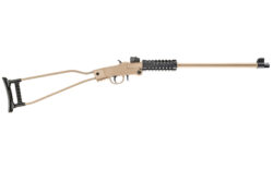 Chiappa Firearms 500255 Little Badger  22 LR 1rd, 16.50 Steel Barrel, Wire Frame Stock, Desert Sand Cerakote Metal Finish, Includes Backpack