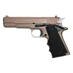 Chiappa Firearms 401120 1911-22  22 LR 10+1 5 Tan, Serrated Steel Slide w/Beavertail Frame, Black Hogue Rubber w/Finger Grooves Grip